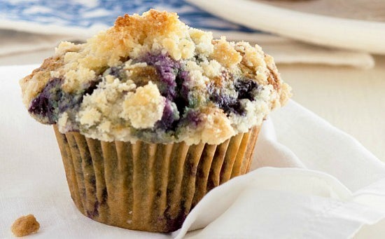 Streusel Muffins Made with Wild Blueberries (Fresh or Frozen) | TASTE