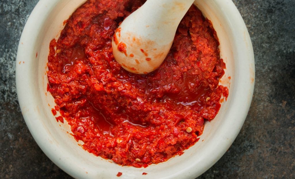 An Easy Recipe for Sambal Oelek, A Spicy Sauce Widely Used in Indonesia