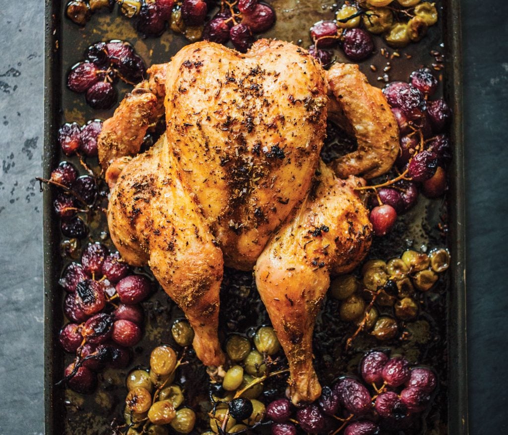 Melissa Clark's Chicken with Grapes and Sherry Vinegar