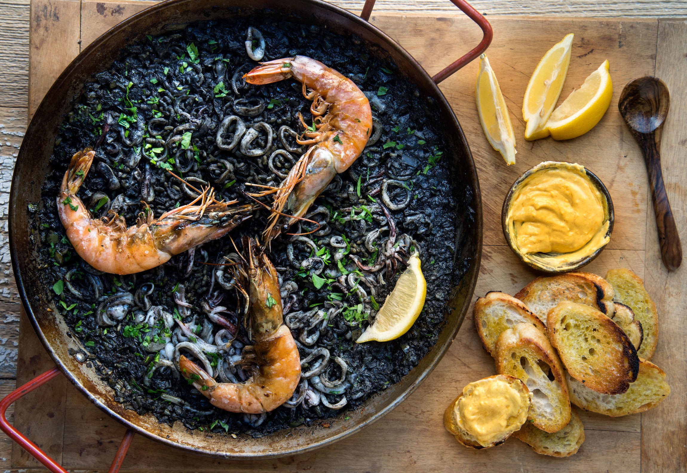 Black Rice with Squid Recipe