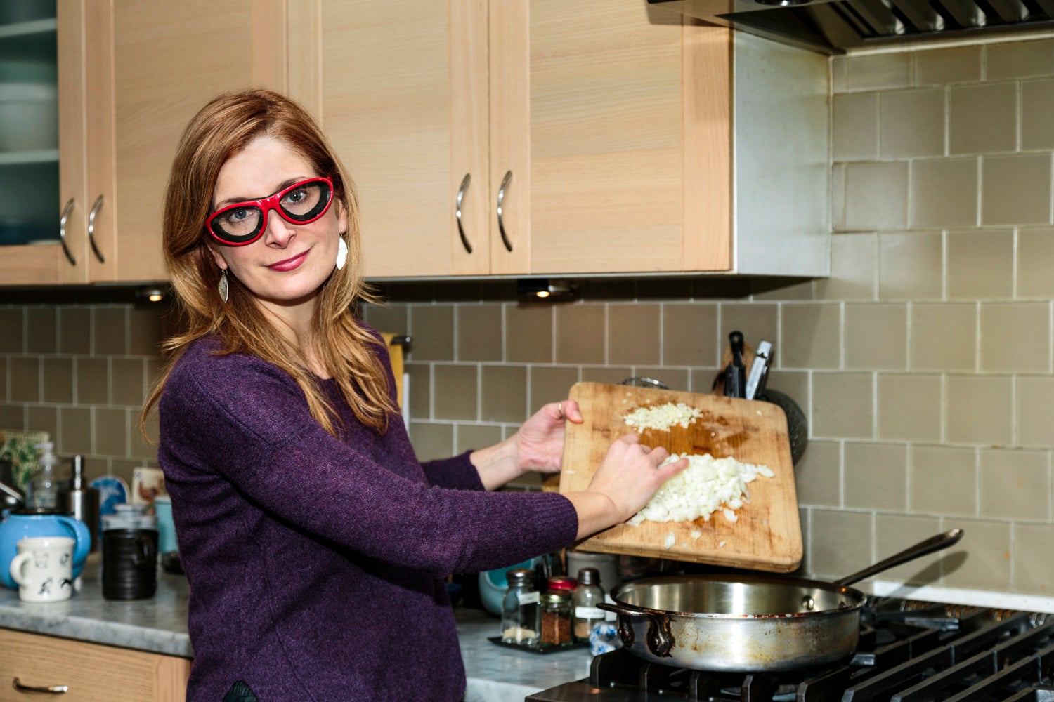 Food writer and cookbook author Melissa Clark in her home kitchen