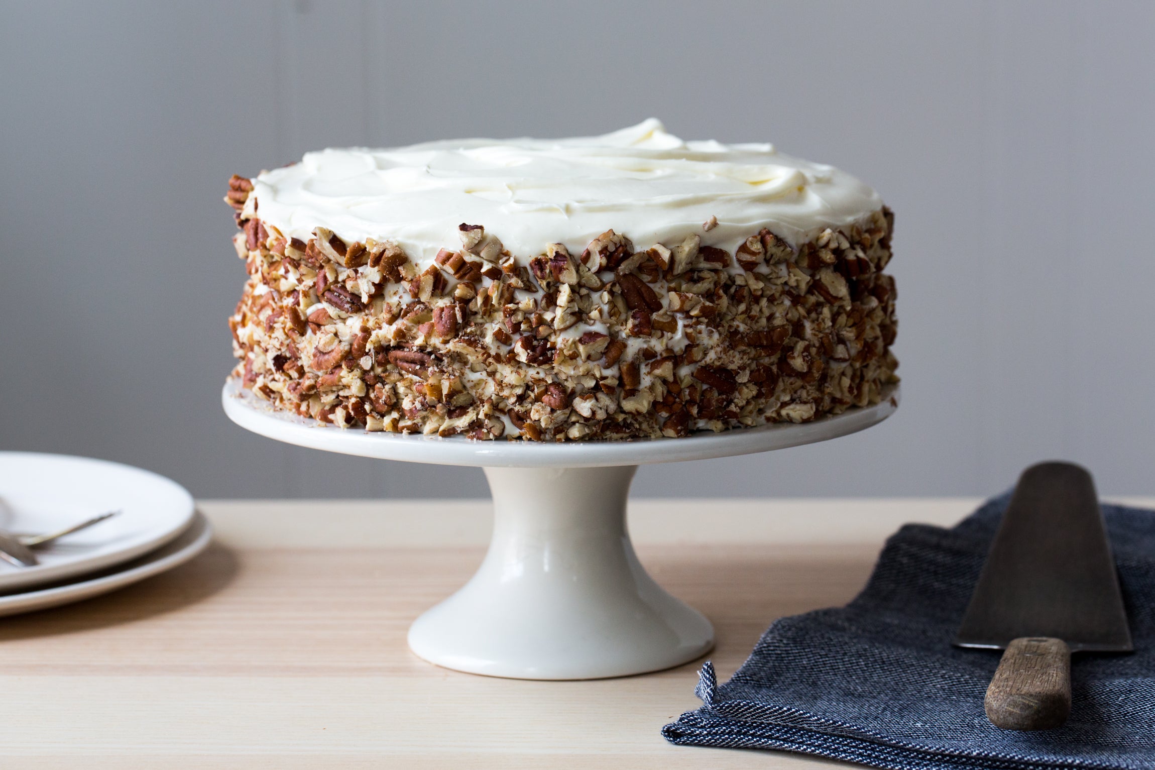 CARROT CAKE WITH CREAM CHEESE FROSTING — Julie's Taste