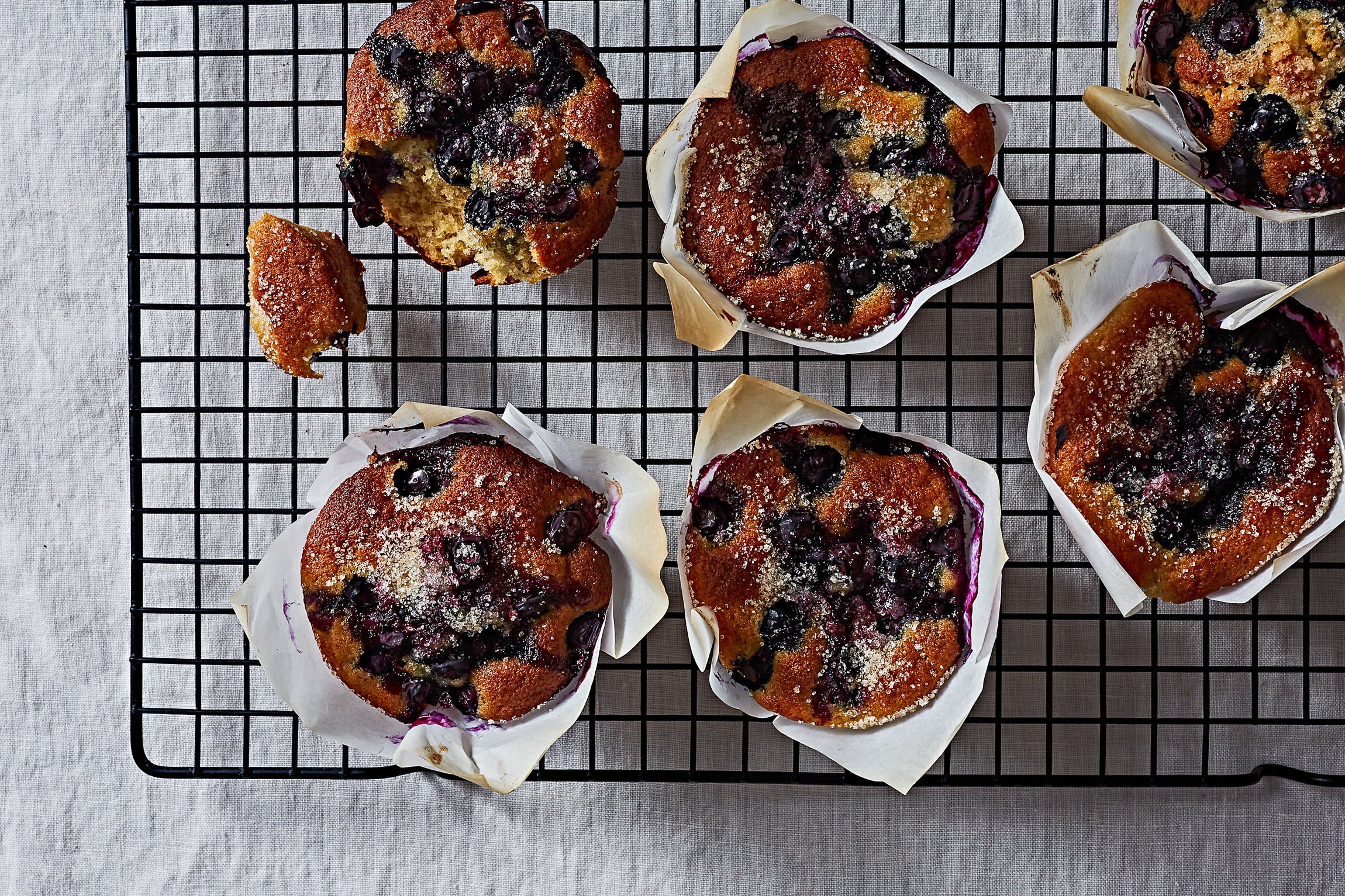 Blueberry Lemon Muffins (dairy-free) | TASTE