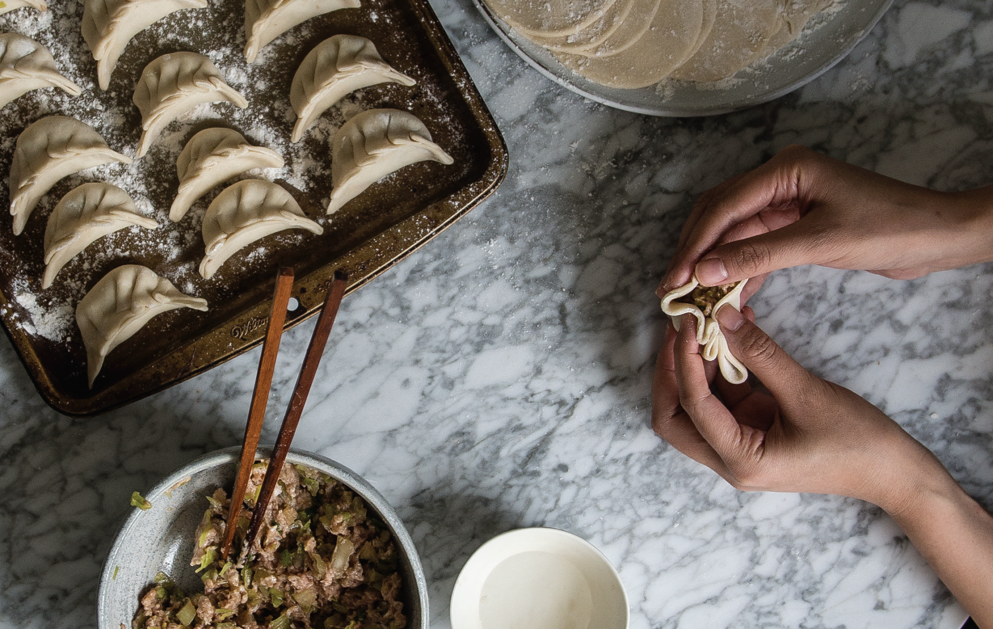 a-common-table-potstickers