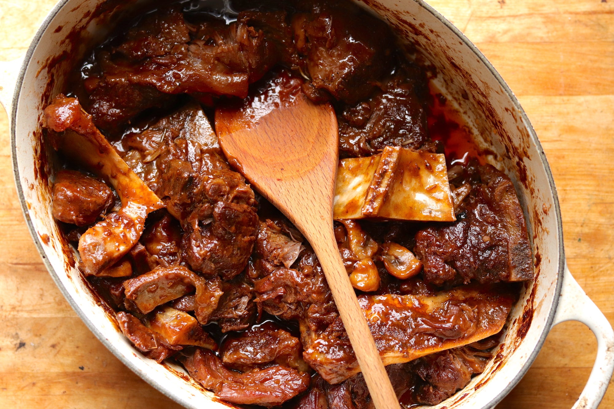 Braised Beef Neck Bones With Mushrooms | TASTE