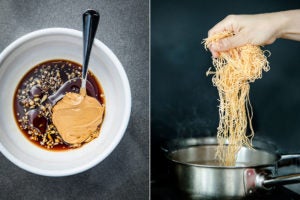 Peanut Butter Cold Noodles Recipe