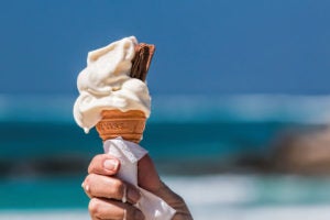 Ice Cream Hand Holding Instagram