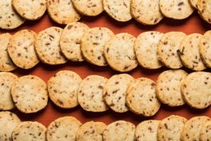 Anchovy Scallion Savory Shortbread Cookie Recipe