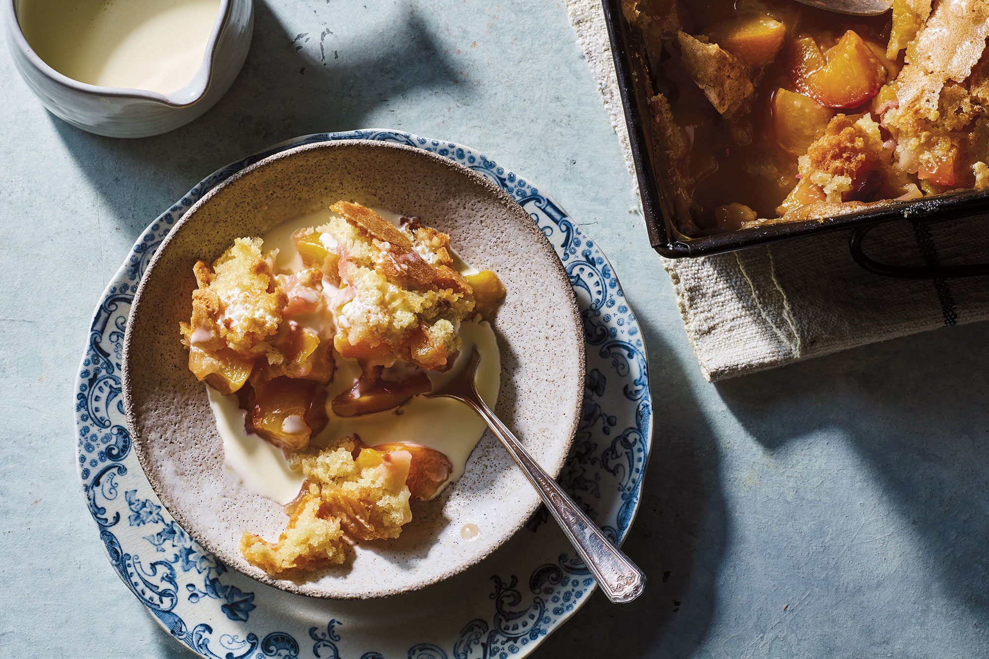 Apple Harvest Pound Cake with Caramel Glaze