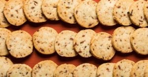 Anchovy Scallion Savory Shortbread Cookie Recipe