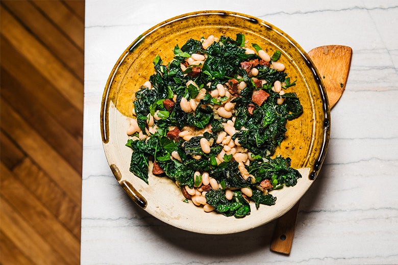 Beans and Greens with Chorizo