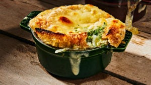 Green French Onion Soup