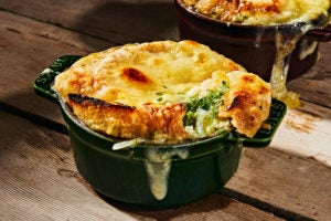 Green French Onion Soup