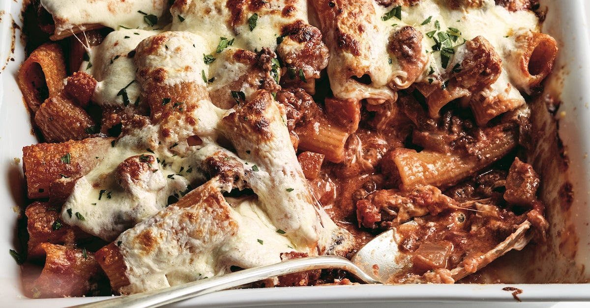 Baked Rigatoni with Lamb Ragu | TASTE