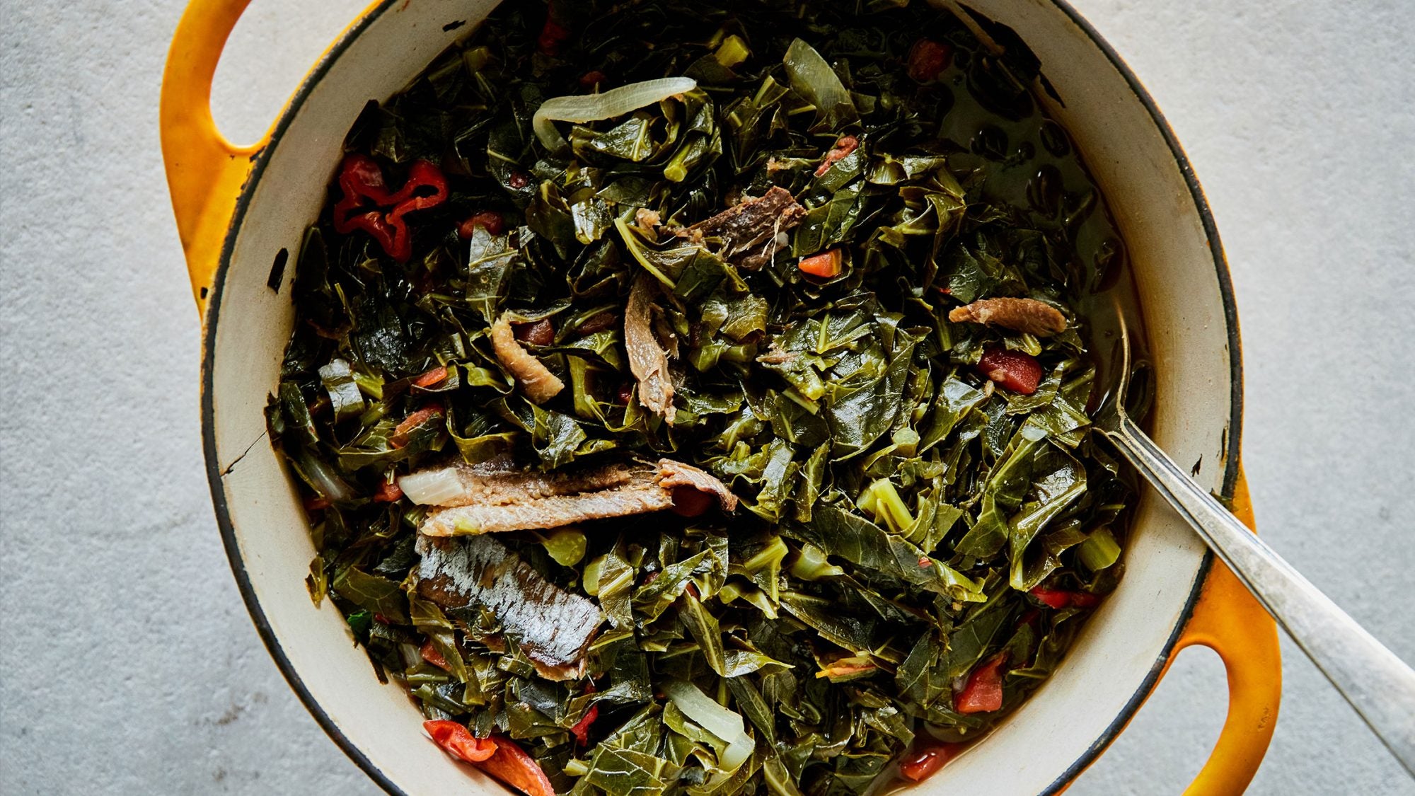 Seasoned Collard Greens - Katie's Cucina