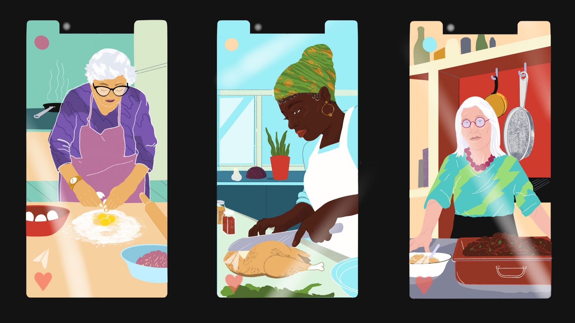 grandma clip art black chef