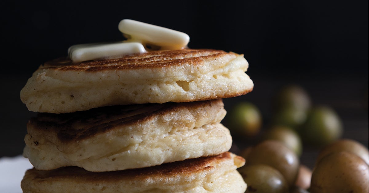 Buttermilk Griddle Cakes with Muscadine Jelly TASTE