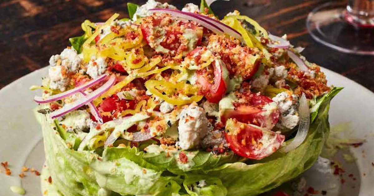 Italian-American Wedge with Creamy Herb Dressing, Gorgonzola & Pepperoni | TASTE