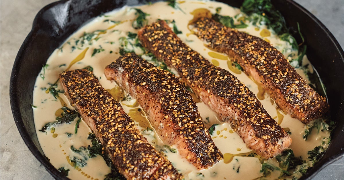 
                            Za'atar Salmon and Tahini | TASTE
                    -image