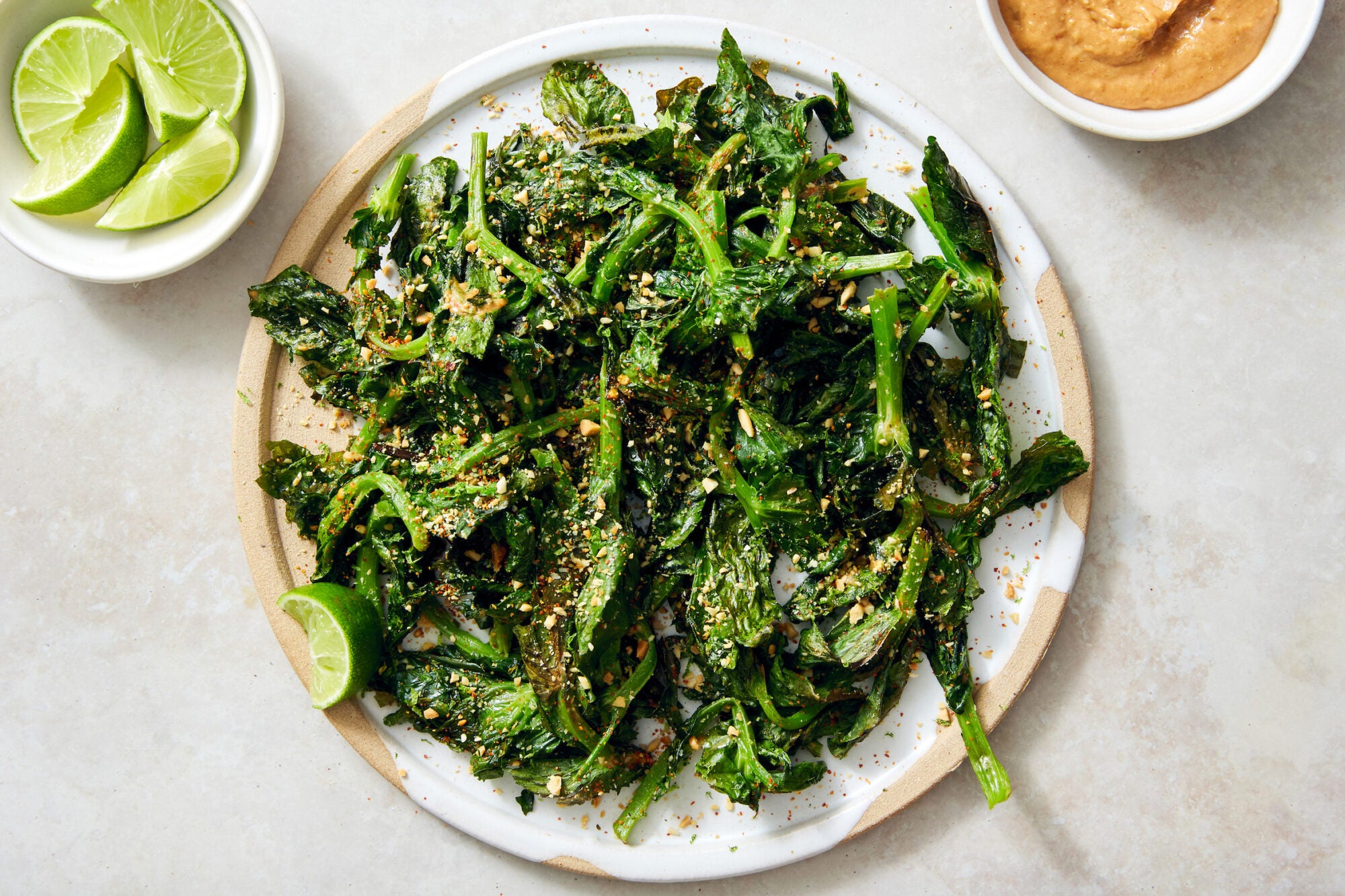 Article-Roasted Pea Shoots