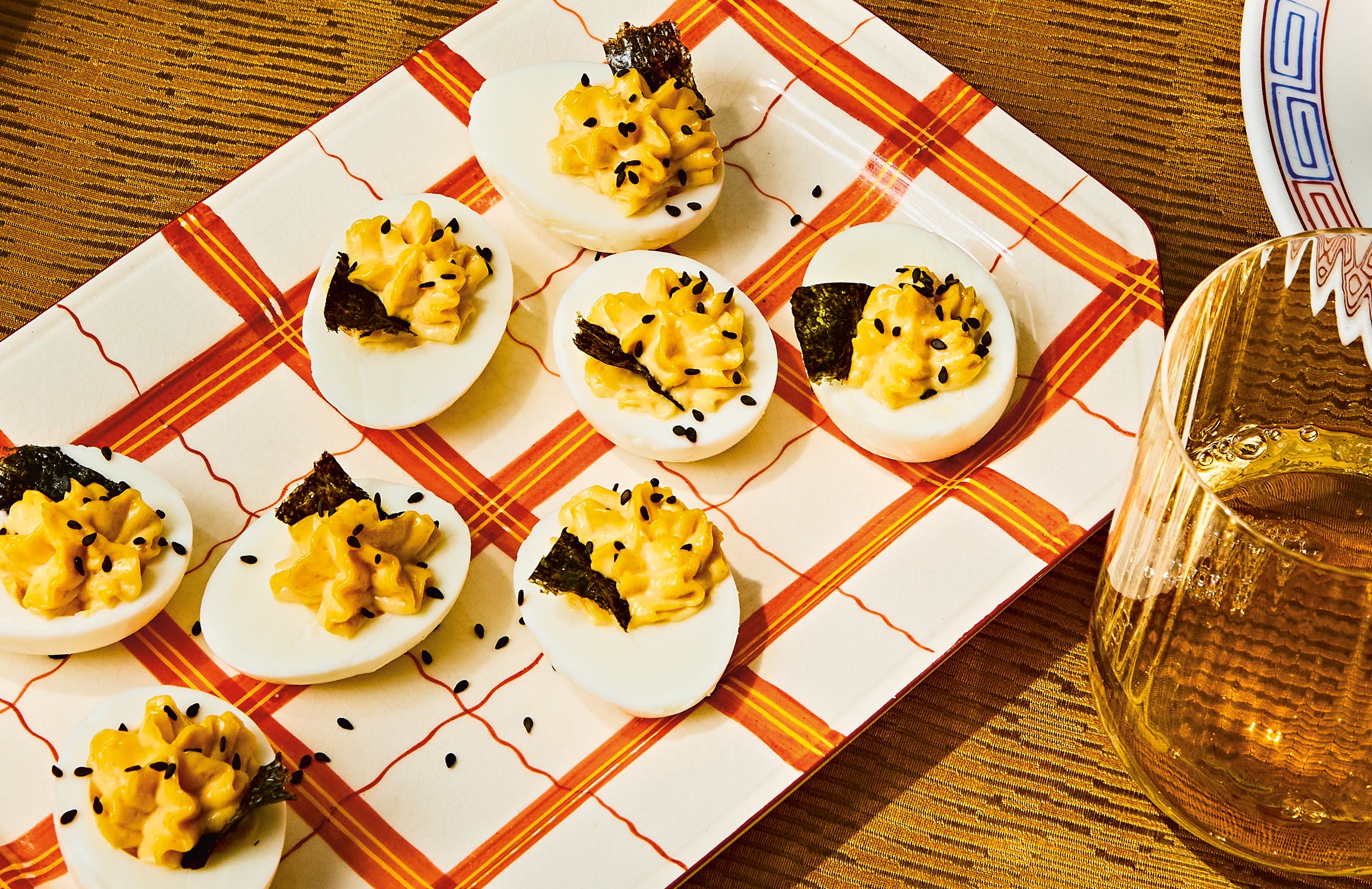 Sesame-Soy Deviled Eggs