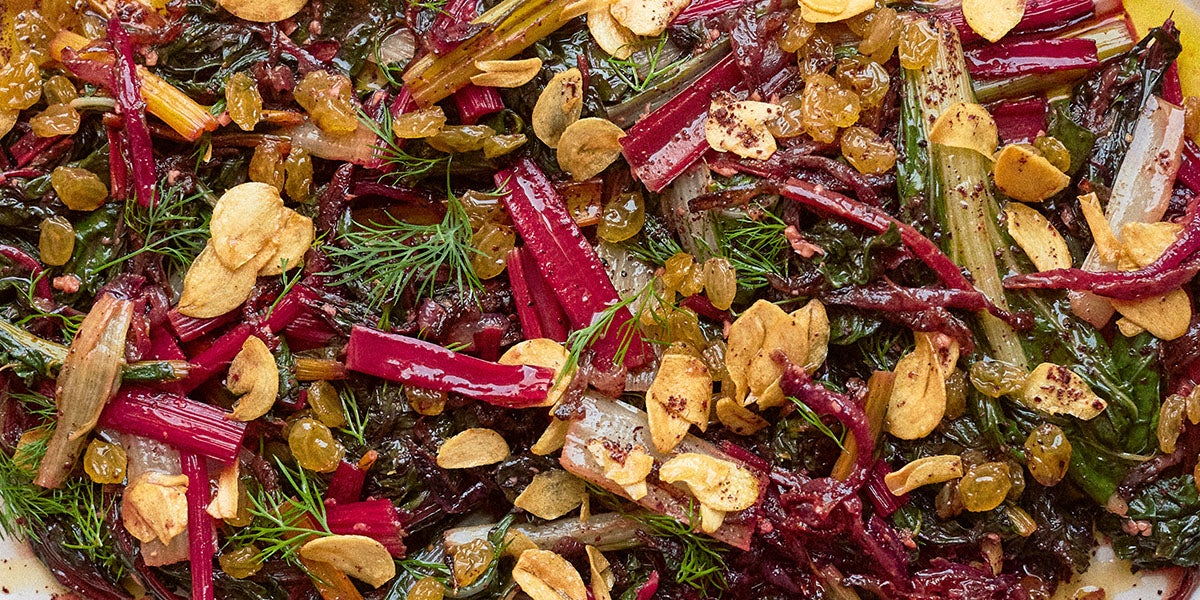 
                            Side-of-Greens with Crispy Garlic | TASTE
                    -image