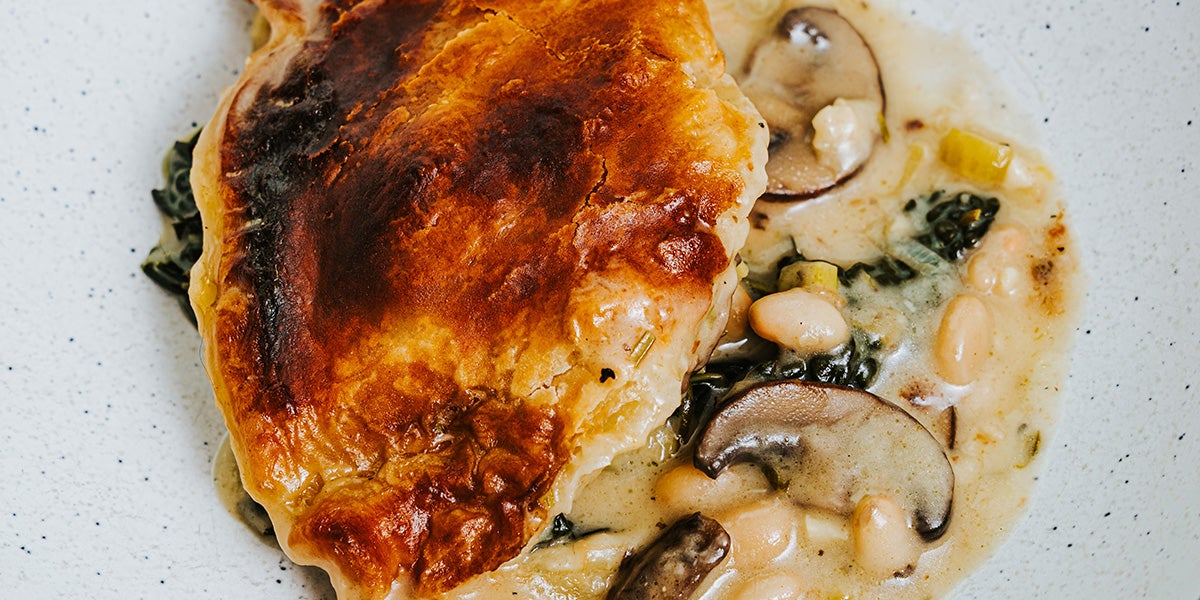 
                            Kale, Mushroom, and White Bean Pot Pie | TASTE
                    -image