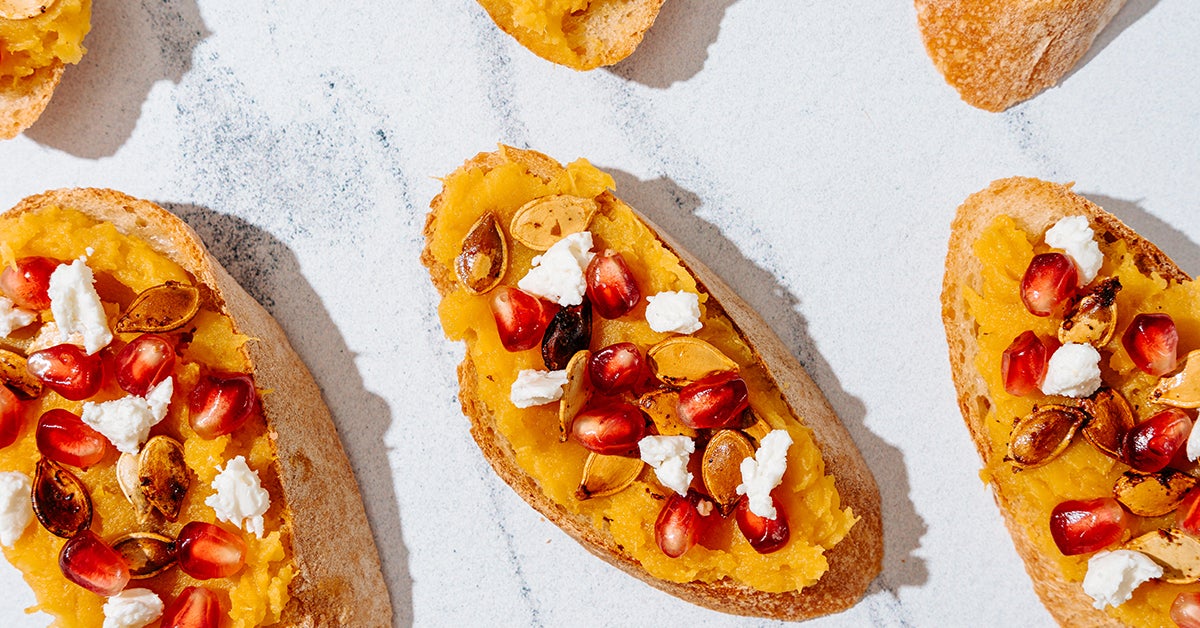 
                            Dressed-Up Squash Toasts | TASTE
                    -image