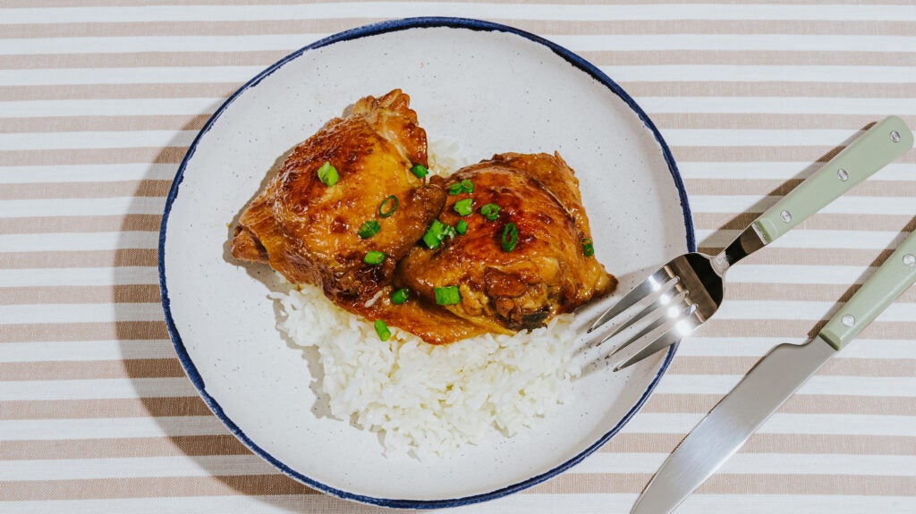 Sticky Soy-Coconut Chicken